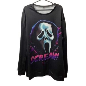Ghost Face 'Scream Movie' Long Sleeve Shirt 7XL